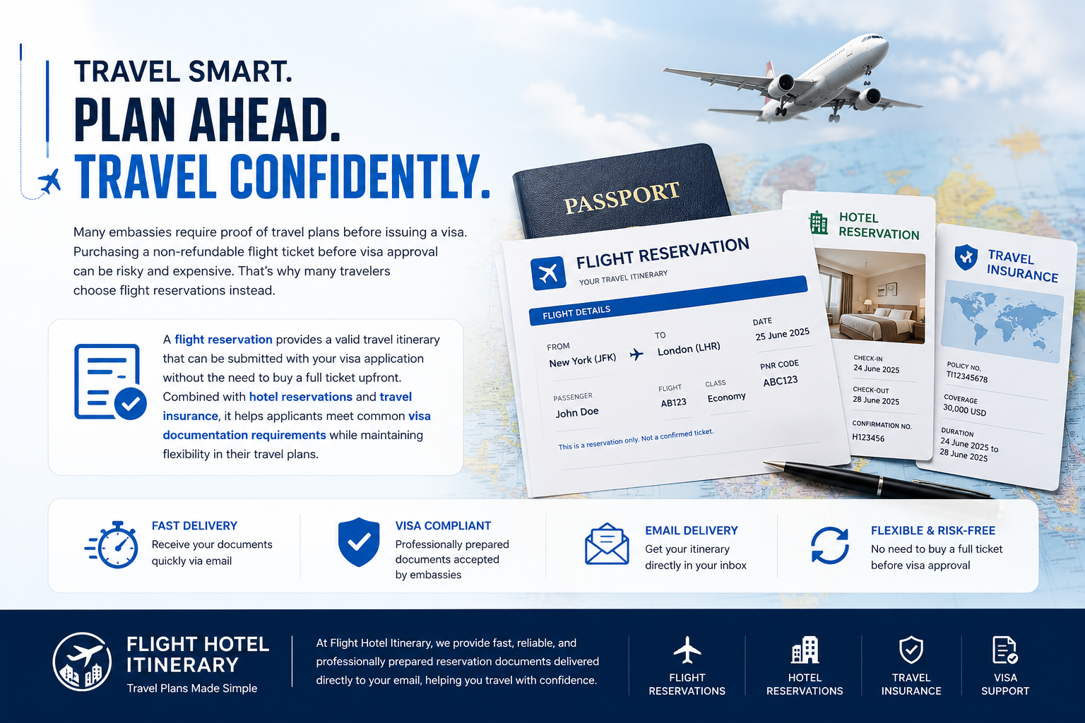 Why Flight Reservations Are a Smarter Choice for Visa Applications